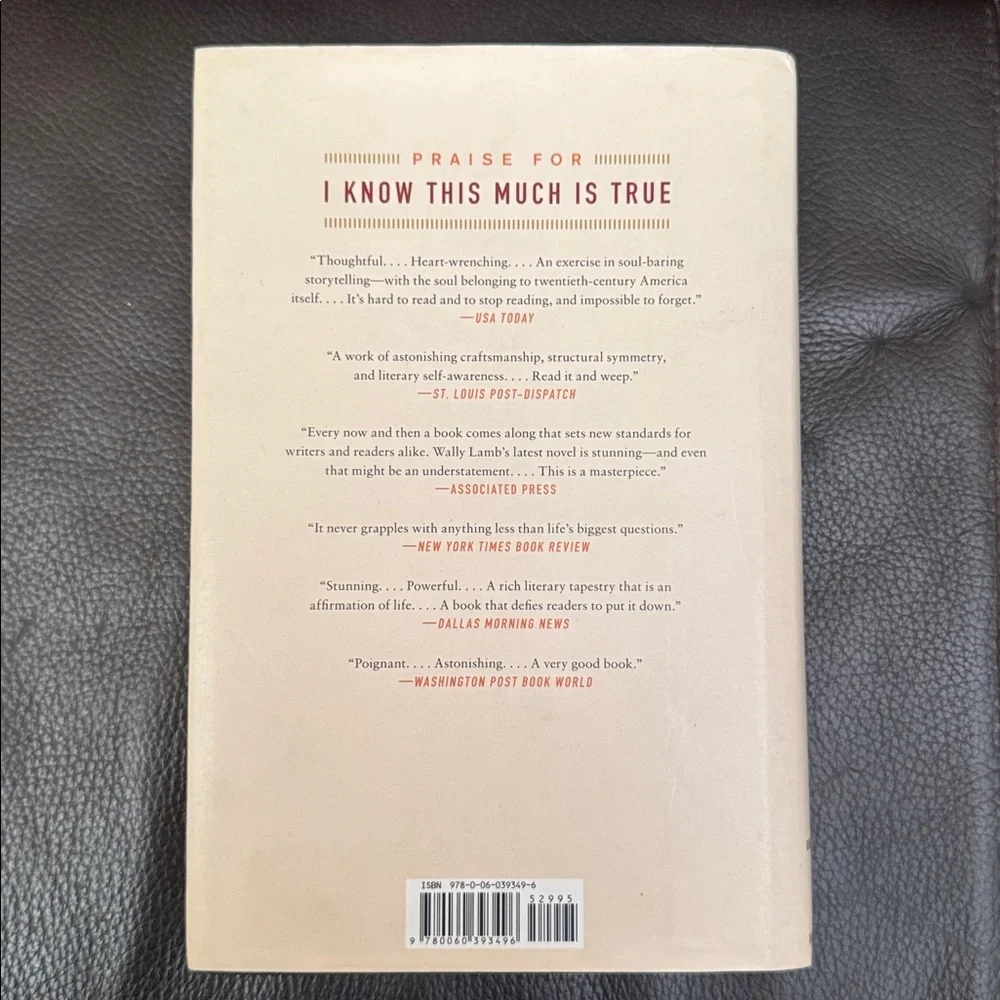 Wally Lamb “The Hour I First Believed” Hardcover Novel